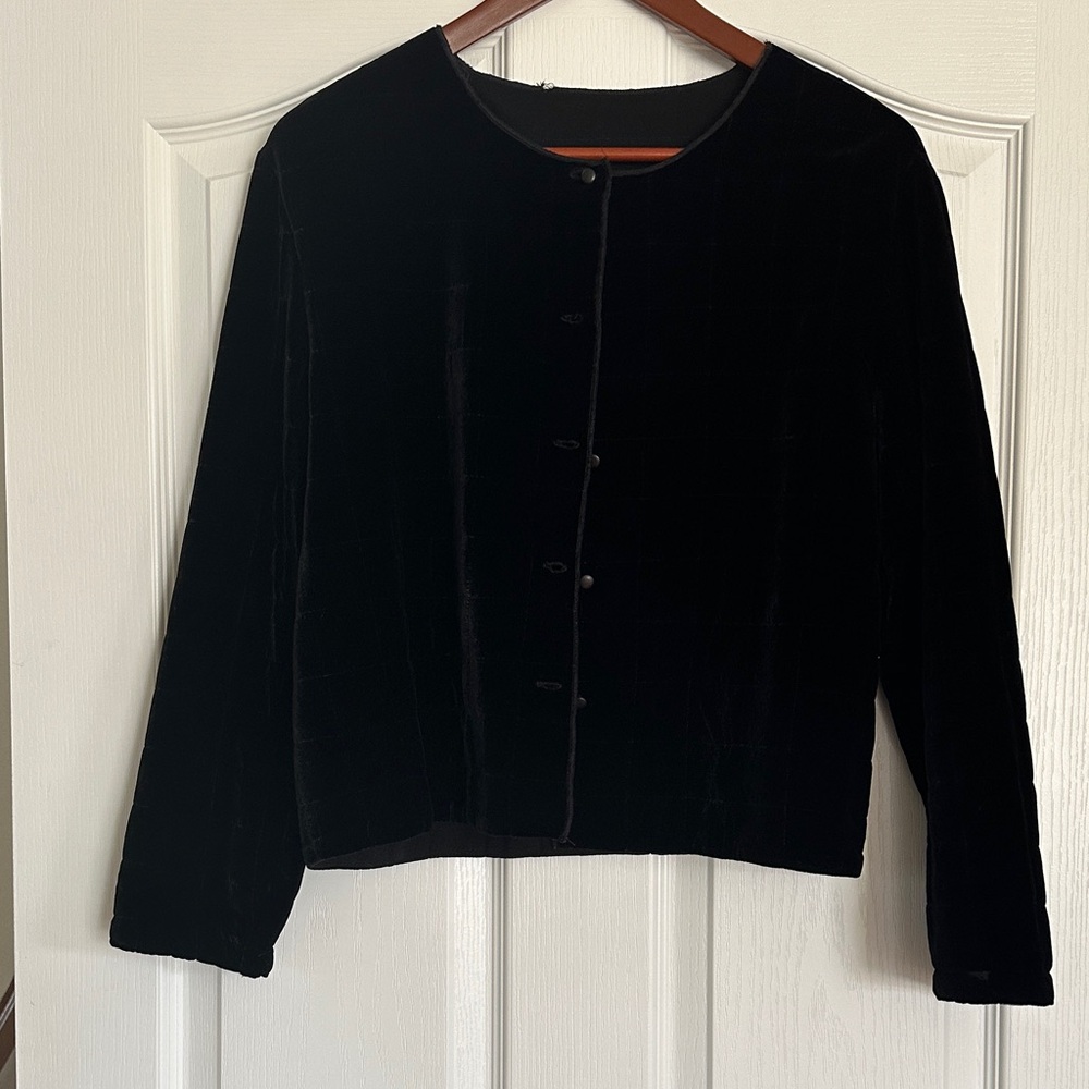 Harriet Selwyn Vintage Black Teddy Jacket